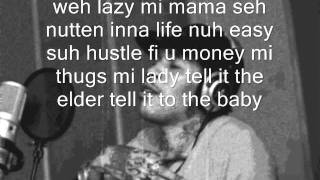 Vybz Kartel Lyrics to Life Is What You Make It [upl. by Gore141]