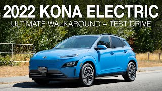 2022 Hyundai KONA electric Ultimate Walkaround and Test Drive [upl. by Ver]