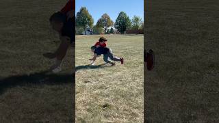 Best Tackles This Season backyardfootball footballplay tacklefootball footballtackle youth [upl. by Gorlin883]