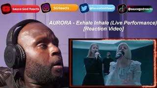 AURORA  Exhale Inhale Live Performance  REACTION [upl. by Sidney]