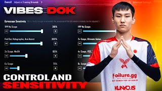 DOK New Control Code  Dok Sensitivity Code  PUBGMBGMI 2024 [upl. by Legge977]