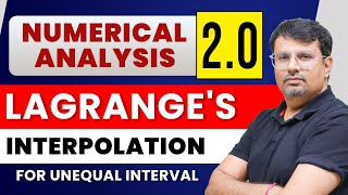 Numerical Analysis 20  Lagranges Interpolation for Unequal Interval by GP Sir [upl. by Tenney455]