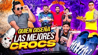 QUIEN DISEÑA LAS MEJORES CROCS DEL TERROR CON EL CREW 🩴 [upl. by Assiralc793]