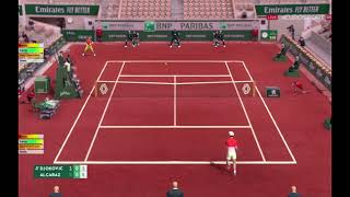 Tennis Elbow 4 Djokovic vs Alcaraz  Olympics Games 2024 Final Gold Medal Match [upl. by Llohcin]