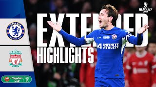 Chelsea 01 Liverpool  Cup FINAL 2024  Carabao Cup Extended Highlights [upl. by Eiuqnom288]