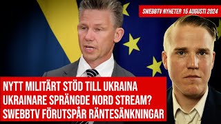 Swebbtv Nyheter 15 augusti 2024 [upl. by Sands486]