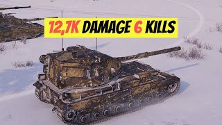 FV215b 183 127K Damage 6 Kills World of Tanks [upl. by Davenport]