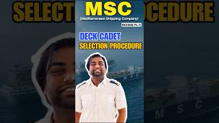 Mediterranean shipping company review part5Deck Cadet selection procedure ytshorts msc seafarer [upl. by Iphigeniah]