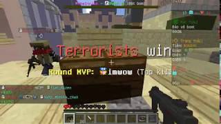 Minecraft Server Minestrike Dust2 Ep1 MP7 và AK47 san bằng cả server whuytheminer [upl. by Orford]