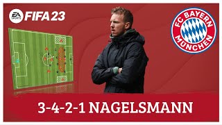 Nagelsmann 3421 Bayern Munich FIFA 23 Tácticas [upl. by Norej592]