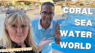 Coral Sea WaterWorld Sharm el Sheikh EGYPT  full resort tour Dec24 [upl. by Aneryc]