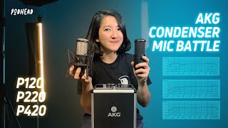 Microphone Condenser Battle AKG P120 P220 P420 [upl. by Annemarie]