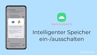 Intelligenter Speicher einschalten oder ausschalten Android 15 [upl. by Korten816]