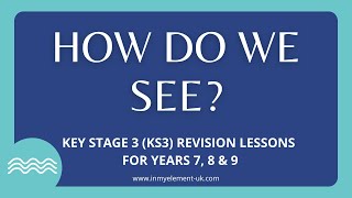 How we see how our eyes work different types of lenses  Physics Revision Years 7 8 amp 9 [upl. by Gram]