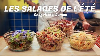 LES SALADES DE LÉTÉ  4 recettes rapides qui goûtent lété pour tous les goûts [upl. by Nanis89]