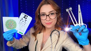 FASTEST ASMR Medical Exams Cranial Nerve Chiropractor Eye Exam Lice Check Roleplays ✨ [upl. by Viridissa603]