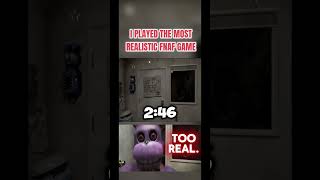 PLAYED THE REALISTIC FNAF GAME fnaf fivenightsatfreddys fnaffangames horror [upl. by Pavior]