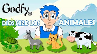 Godfy Dios Hizo los Animales ¡Mejorado  Música Infantil Cristiana [upl. by Ludvig]