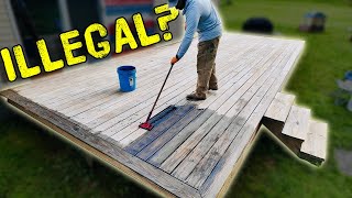 The BEST Wood Deck Finish that NO ONE Talks About [upl. by Mclyman]