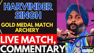 Live Harvinder Singh Archery Final  Mens Club Throw  F51 Final paralympics  PARISOLYMPICS2024 [upl. by Elyc]