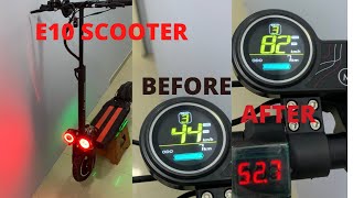 E10 scooter HOW TO INCREASE THE TOP SPEED escooter settings scooter [upl. by Taylor]