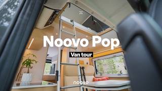 VAN TOUR  Luxury Pop Top Camper Van for OffGrid Living [upl. by Ingunna656]