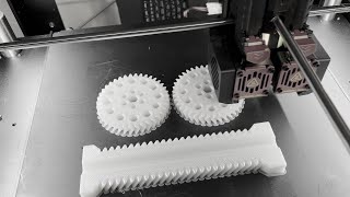 Raise3d Pro3 Hyper FFF printing ABS gears [upl. by Holden]