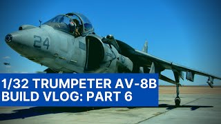 132 Trumpeter AV8B Harrier Build Series  Part 6 Landing gear [upl. by Moriah]