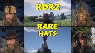 RDR2 secret hatsall Found HatsLocationsPirateNevadaMinersMorion amprare viking helmet [upl. by Nerissa914]