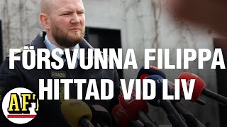 Filippa 13 har hittats vid liv – man gripen [upl. by Madson]