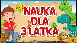 Bajki edukacyjne dla 3 latka po polsku 🦖🎨 [upl. by Marutani]