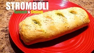 Spinach and cheese Stromboli  Easy recipe [upl. by Ordnael]