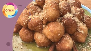 How To Make Loukoumades I Sweet Fried Donuts I Loukoumades Greek Recipe I Λουκουμάδες Ι shorts [upl. by Hurwitz]