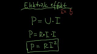 Elektrisk effekt Fysikk 1 [upl. by Ayoral]