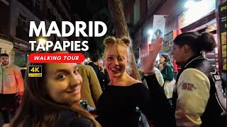 Tapapiés 2024  Madrid Street Food amp Culture Festival  4K Walking Tour [upl. by Harris718]