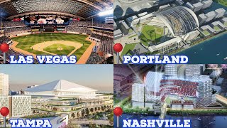 MLB Future Expansion amp Relocation Predictions with NEW Stadiums [upl. by Haik]