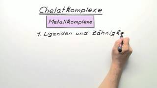 Chelatkomplexe  Chemie  Allgemeine und anorganische Chemie [upl. by Mabel]