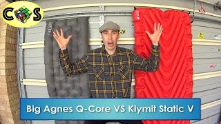 Big Agnes QCore VS Klymit Static V Luxe [upl. by Pauli]