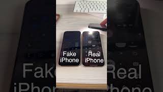 Fake iPhone vs Real Auto Brightness Test 🌞📱 FakeiPhone iPhoneAutoBrightness TechComparison [upl. by Darill755]