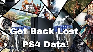 How To Get All Your Data Back After Factory Reset PS4 [upl. by Janaya]