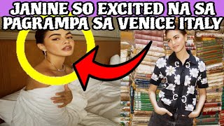 JANINE SO EXCITED NA SA PAGRAMPA SA VENICE ITALY [upl. by Hgielyk]