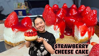 My Wifes New York CHEESE CAKE  Smooth and Creamy Recipe [upl. by Vincenz]