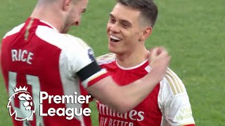 Leandro Trossard drills Arsenal 10 in front of Chelsea  Premier League  NBC Sports [upl. by Olemrac646]