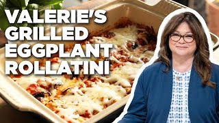 Valerie Bertinellis Grilled Eggplant Rollatini  Valeries Home Cooking  Food Network [upl. by Deth]