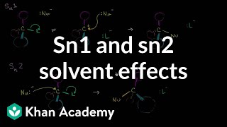 Sn1 and Sn2 solvents effects [upl. by Condon187]