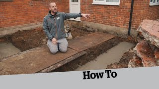 How to Dig the Foundations How to Build an Extension 2 [upl. by Liagiba]