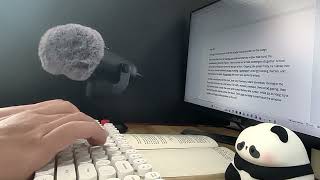 Relaxing Keyboard Typing ASMR To Make You Sleep  The Invisible Man page 26 typing asmr sleep [upl. by Annayd]