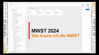 MWST Sätze 2024 im Abacus buchen im Jahr 2023 [upl. by Dare]