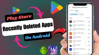 How To See Recently Delete Apps On Play Store  Play Store Deleted Apps History [upl. by Aiem]