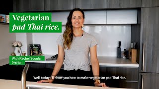 Vegetarian pad Thai rice recipe [upl. by Assiral565]